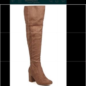 Wild Diva - Faux Suede Over The Knee Boot size 7
